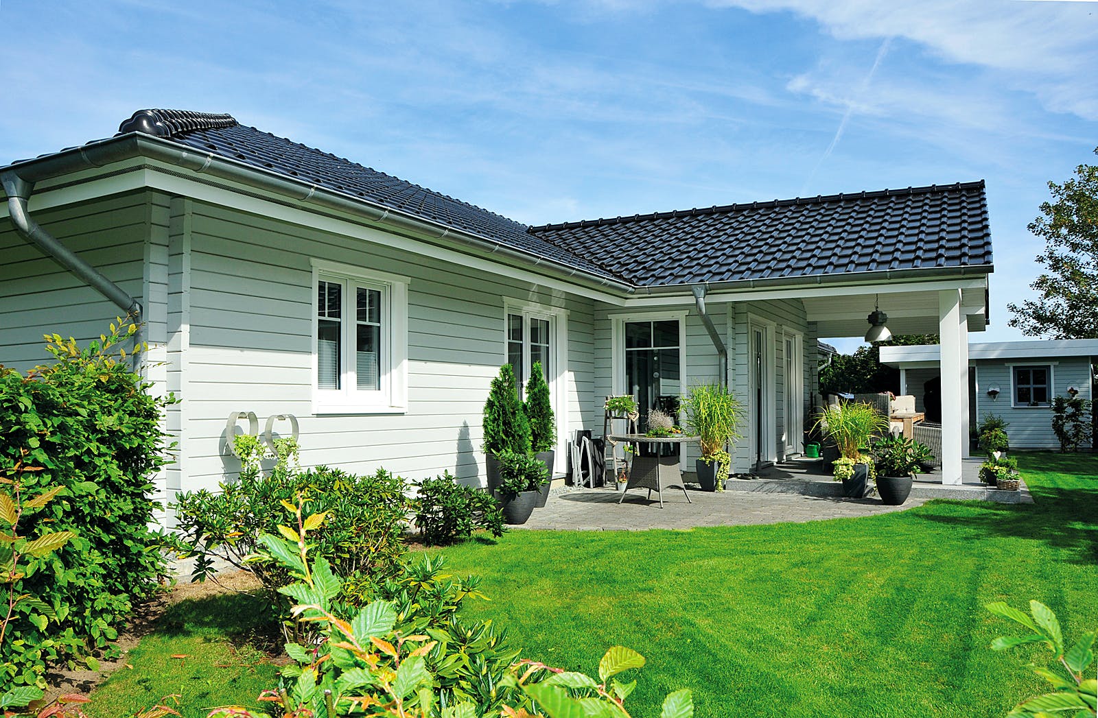 Blockhaus Nordby von Fjorborg Häuser Ausbauhaus ab 285046€, Blockhaus Außenansicht 1