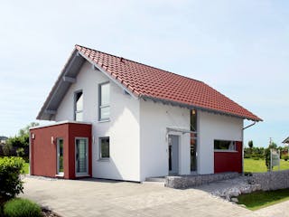 Fertighaus MH Marburg - frei geplant - FLAIRplus von FingerHaus Schlüsselfertig ab 411640€, Außenansicht 1