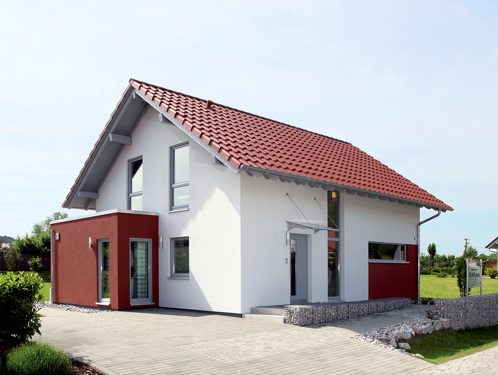 Fertighaus MH Marburg - frei geplant - FLAIRplus von FingerHaus Schlüsselfertig ab 395808€, Außenansicht 1