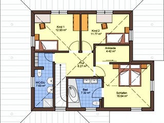 Fertighaus Florenzo - MH Bad Vilbel von Büdenbender Hausbau, Stadtvilla Grundriss 2