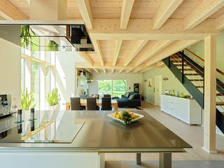 Fertighaus F160 - Faber von Fluck Holzbau Schlüsselfertig ab 480000€, Satteldach-Klassiker Innenansicht 2