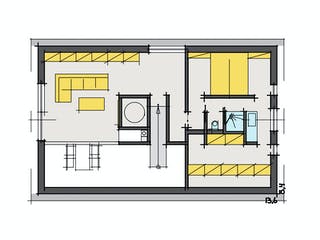 Fertighaus F174 - Kutter von Fluck Holzbau Schlüsselfertig ab 455000€, Satteldach-Klassiker Grundriss 2