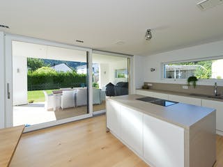 Fertighaus F201 - Ziegler von Fluck Holzbau Schlüsselfertig ab 498000€, Cubushaus Innenansicht 2