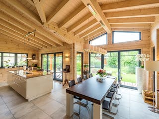 Blockhaus Am Oberrhein von Fullwood Wohnblockhaus Ausbauhaus ab 190000€, Bungalow Innenansicht 6