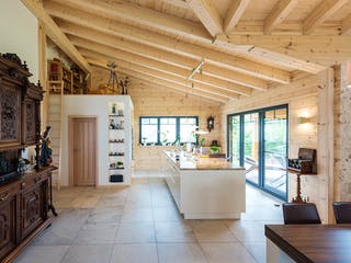 Blockhaus Am Oberrhein von Fullwood Wohnblockhaus Ausbauhaus ab 190000€, Bungalow Innenansicht 7