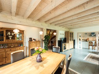 Blockhaus Felsblick von Fullwood Wohnblockhaus Ausbauhaus ab 430000€, Blockhaus Innenansicht 6