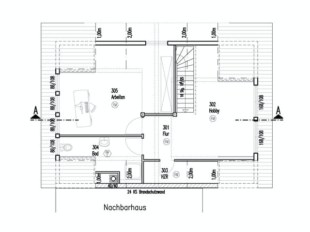 Blockhaus Im Eichenhain von Fullwood Wohnblockhaus Ausbauhaus ab 390000€, Blockhaus Grundriss 3