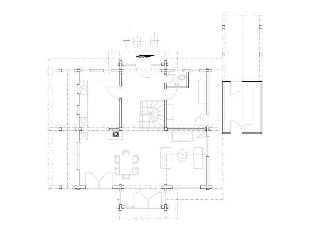 Blockhaus Münsterland von Fullwood Wohnblockhaus Ausbauhaus ab 400000€, Blockhaus Grundriss 1 Blockhaus Münsterland von Fullwood Wohnblockhaus Ausbauhaus ab 400000€, Blockhaus Grundriss 1