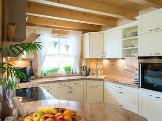 Blockhaus Provence von Fullwood Wohnblockhaus Ausbauhaus ab 660000€, Blockhaus Innenansicht 6