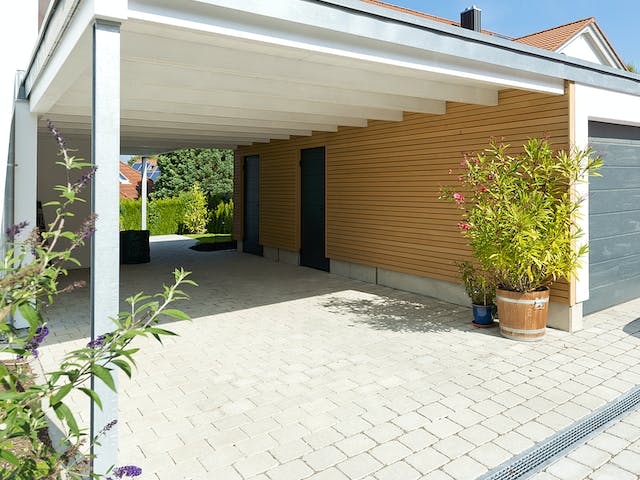 Fertighaus SD 152-065 - Geräumiges Einfamilienhaus von Gapp Holzbau Schlüsselfertig ab 422000€, Außenansicht 4