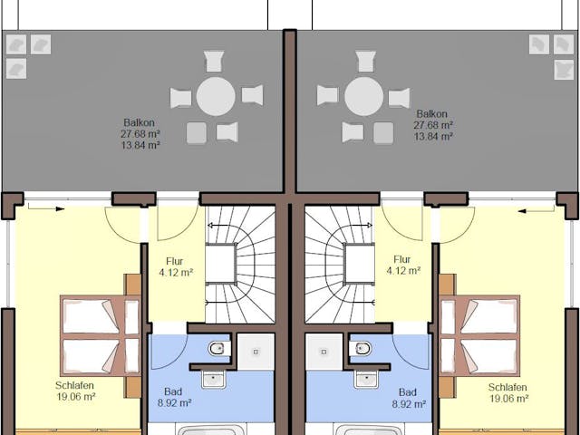 Fertighaus Gemello FD 280 von Büdenbender Hausbau, Cubushaus Grundriss 3