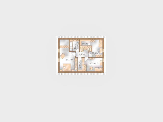 Massivhaus Grande von Wagener Systemhausbau Schlüsselfertig ab 339000€, Satteldach-Klassiker Grundriss 1