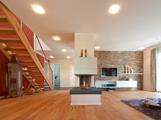 Fertighaus Haas MH Poing 187 von Haas Fertigbau Ausbauhaus ab 306000€, Stadtvilla Innenansicht 1