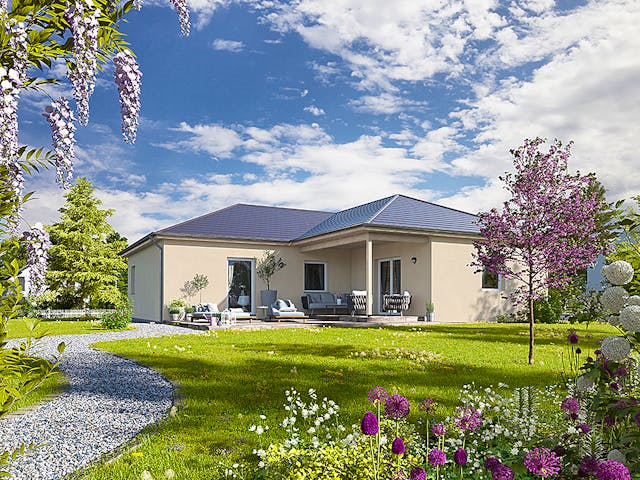 Fertighaus Bungalow 113 von Hanse Haus Schlüsselfertig ab 360809€, Bungalow Außenansicht 1