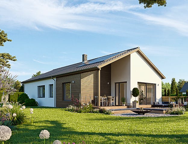 Holzhaus-Bungalow: Preise schlüsselfertig ab 391.000 Euro von hanse haus