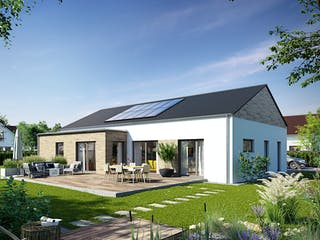 Fertighaus Bungalow 148 von Hanse Haus, Bungalow Außenansicht 1