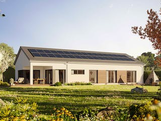 Fertighaus Bungalow 169 von Hanse Haus, Bungalow Außenansicht 1