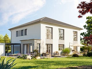 Fertighaus Duo 212 von Hanse Haus Schlüsselfertig ab 571010€, Stadtvilla Außenansicht 1