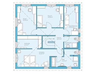 Fertighaus Duo 212 von Hanse Haus Schlüsselfertig ab 571010€, Stadtvilla Grundriss 2