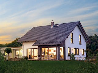 Fertighaus Variant 35-160 von Hanse Haus Schlüsselfertig ab 430034€, Satteldach-Klassiker Außenansicht 1