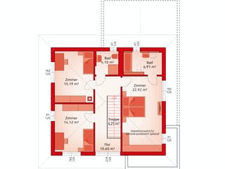 Fertighaus Style 163 W von HARTL HAUS Schlüsselfertig ab 514940€, Stadtvilla Grundriss 2