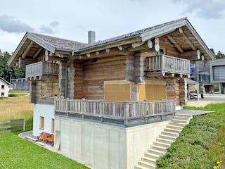 Blockhaus Blockhaus Schöneberg von Holzbau rustikal - Blockhäuser Bausatzhaus ab 254975€, Blockhaus Außenansicht 1