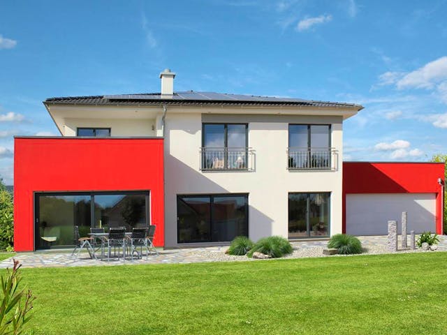 Fertighaus Homestory 175 von LEHNER HAUS Schlüsselfertig ab 548340€, Stadtvilla Außenansicht 1