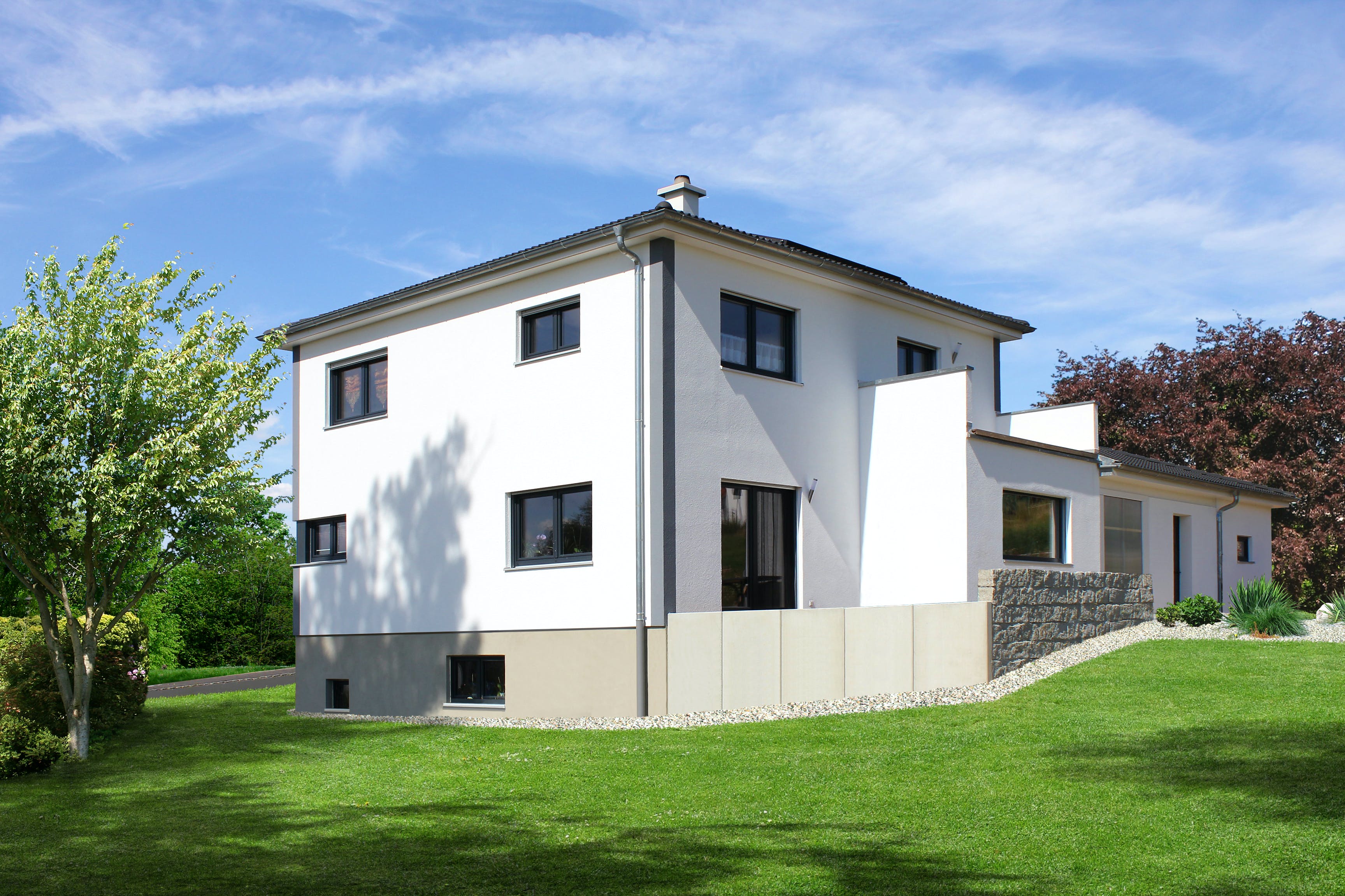 Fertighaus Homestory 215 von Lehner Haus Schlüsselfertig ab 360100€, Stadtvilla Außenansicht 2