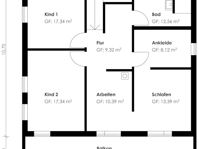 Fertighaus Homestory 227 von LEHNER HAUS Schlüsselfertig ab 468910€, Stadtvilla Grundriss 1