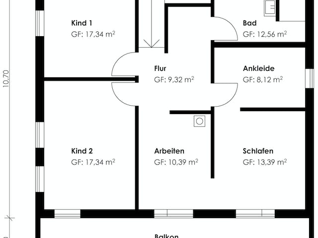 Fertighaus Homestory 227 von Lehner Haus Schlüsselfertig ab 468910€, Stadtvilla Grundriss 1