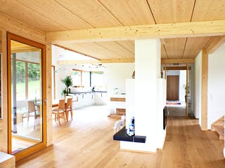 Fertighaus Homestory 308 von Lehner Haus Schlüsselfertig ab 538720€, Fachwerk Innenansicht 8