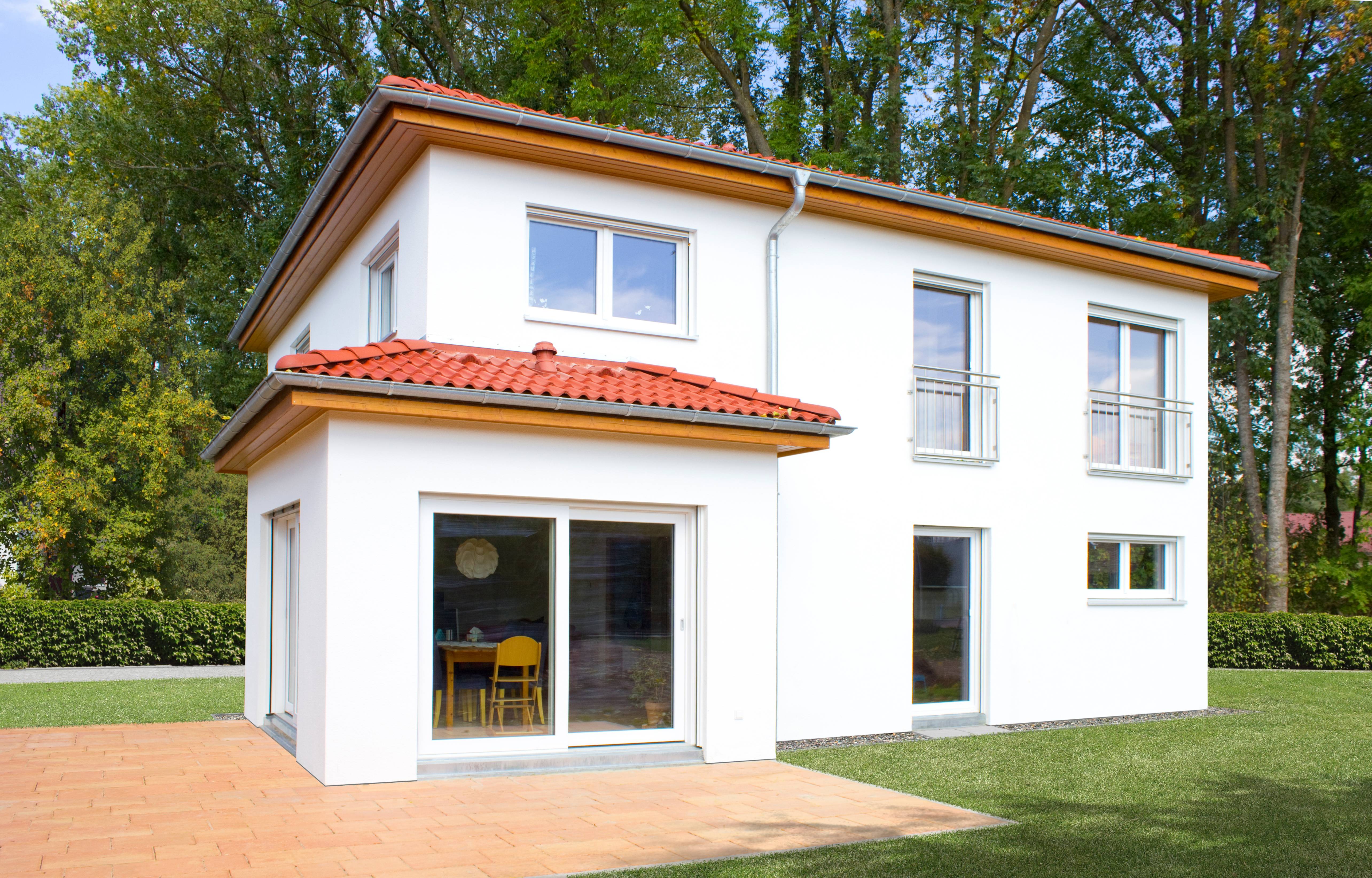 Fertighaus Homestory 309 von Lehner Haus Schlüsselfertig ab 355940€, Stadtvilla Außenansicht 1