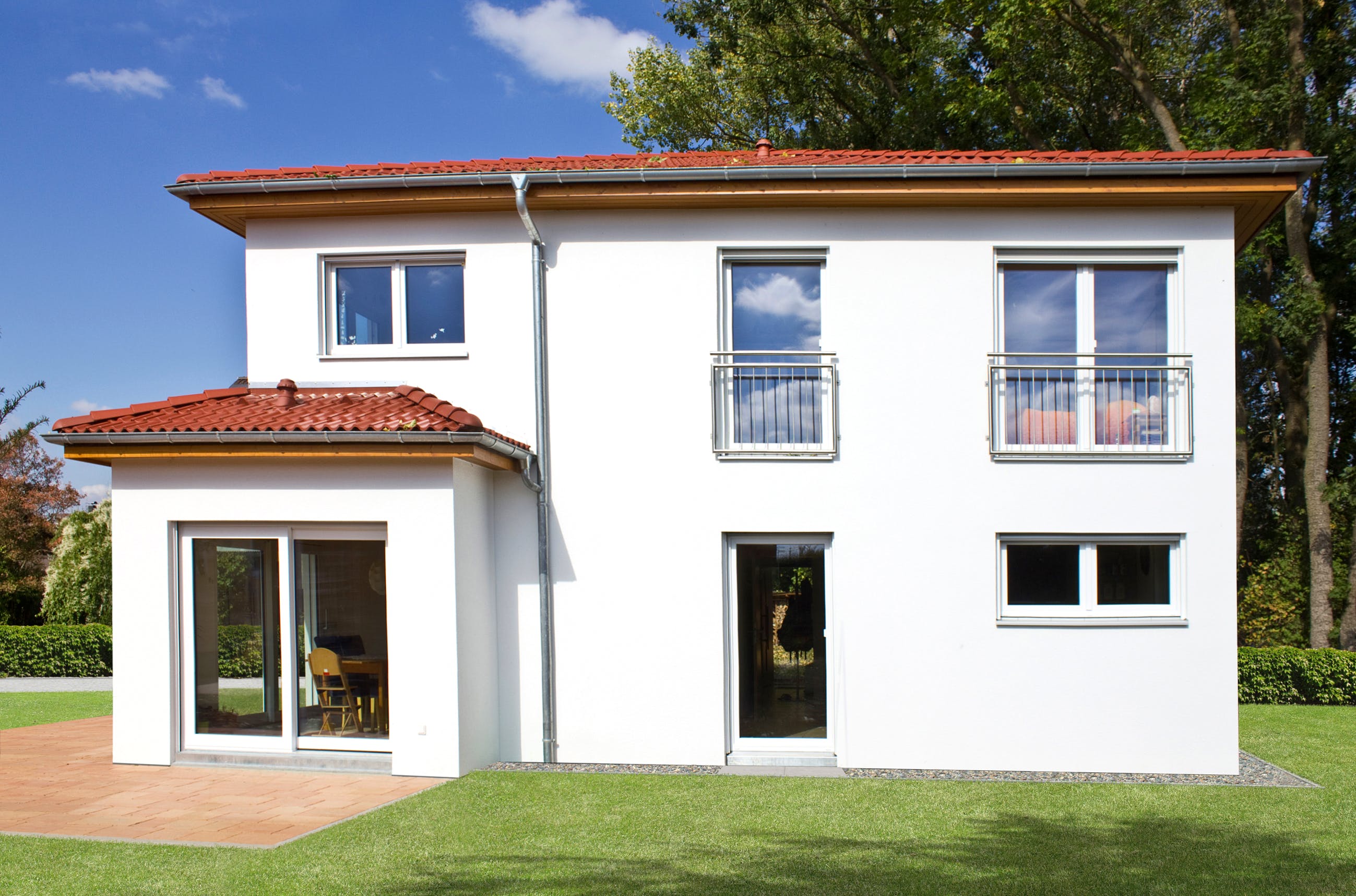 Fertighaus Homestory 309 von Lehner Haus Schlüsselfertig ab 355940€, Stadtvilla Außenansicht 2