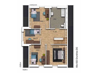 Massivhaus Alto 650 von Heinz von Heiden Zentrale Schlüsselfertig ab 349760.4€, Satteldach-Klassiker Grundriss 2