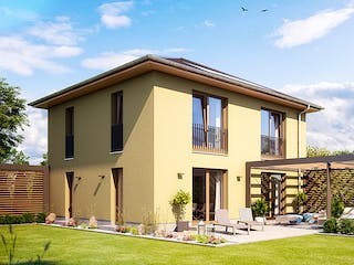 Massivhaus Arcus 130 von Heinz von Heiden Schlüsselfertig ab 301766€, Stadtvilla Außenansicht 1