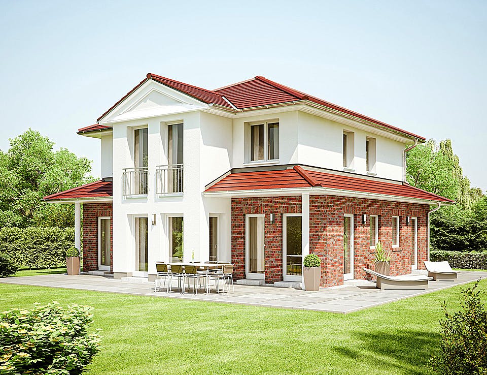 Massivhaus Arcus 180 von Heinz von Heiden Schlüsselfertig ab 476617€, Stadtvilla Außenansicht 1