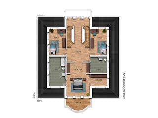 Massivhaus Arcus 300 von Heinz von Heiden Schlüsselfertig ab 726861€, Stadtvilla Grundriss 2