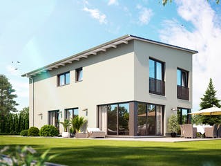 Massivhaus Cirro 260 von Heinz von Heiden Schlüsselfertig ab 343497€, Pultdachhaus Außenansicht 1