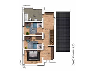 Massivhaus Cirro K10 von Heinz von Heiden Schlüsselfertig ab 391810€, Pultdachhaus Grundriss 2