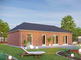 Massivhaus Cumulus 561 von Heinz von Heiden Schlüsselfertig ab 183463€, Bungalow Außenansicht 3