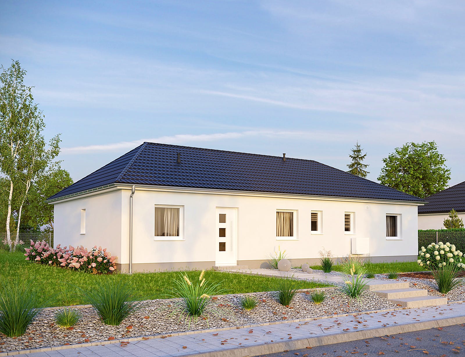 Massivhaus Cumulus 780 von Heinz von Heiden Schlüsselfertig ab 264063.875€, Bungalow Außenansicht 1