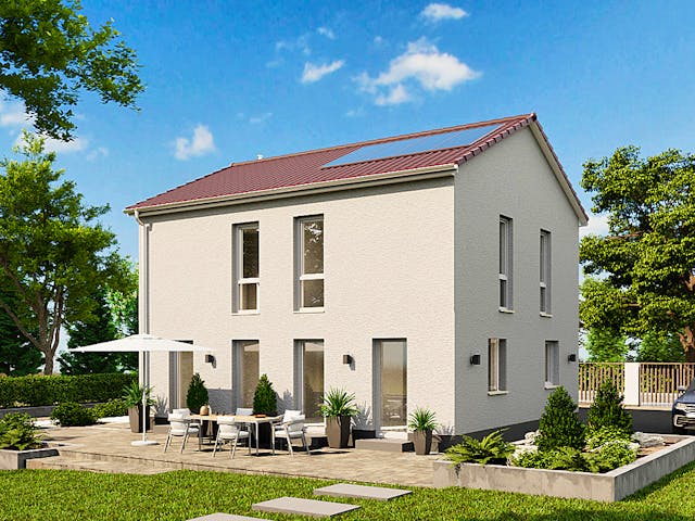 Massivhaus Das Unverbesserliche C410 von Heinz von Heiden Zentrale Schlüsselfertig ab 247062€, Außenansicht 1 Massivhaus Das Unverbesserliche C410 von Heinz von Heiden Zentrale Schlüsselfertig ab 247062€, Außenansicht 1