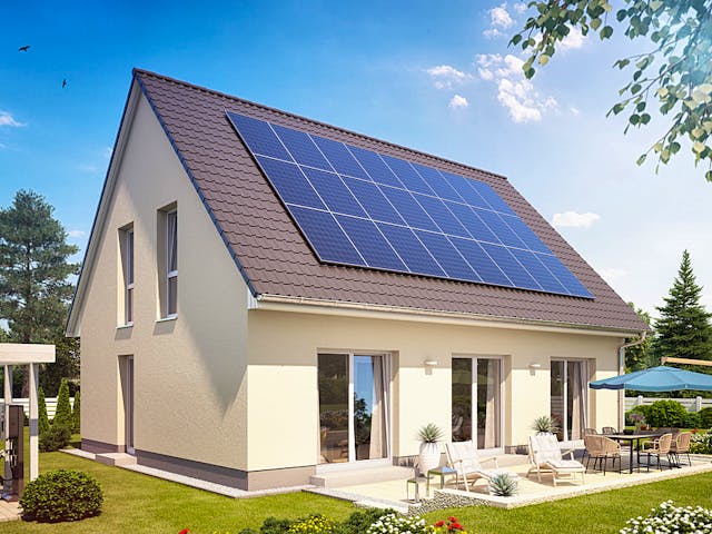 Massivhaus Alto 63K von Heinz von Heiden Zentrale Schlüsselfertig ab 359337€, Satteldach-Klassiker Außenansicht 1 Massivhaus Alto 63K von Heinz von Heiden Zentrale Schlüsselfertig ab 359337€, Satteldach-Klassiker Außenansicht 1