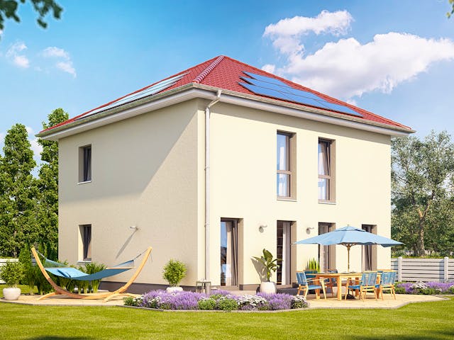 Massivhaus Arcus 13K von Heinz von Heiden Zentrale Schlüsselfertig ab 358584€, Stadtvilla Außenansicht 1