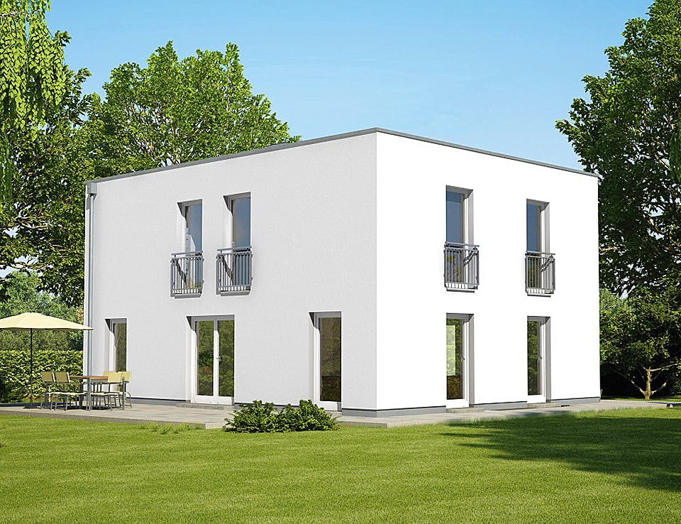 Massivhaus Stratus 632 (out) von Heinz von Heiden, Cubushaus Außenansicht 1
