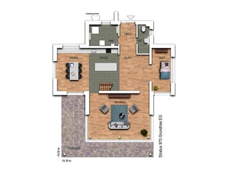 Massivhaus Stratus 970 von Heinz von Heiden Schlüsselfertig ab 821027€, Cubushaus Grundriss 1