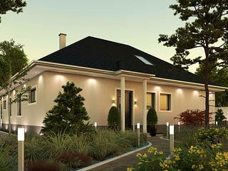 Massivhaus Illuminatio von AUREA Massivhaus, Bungalow Außenansicht 1