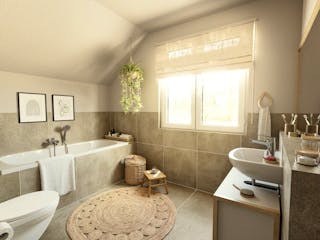 Massivhaus Bodensee 129 von Schmid-Haus Bausatzhaus ab 335000€,  Innenansicht 2