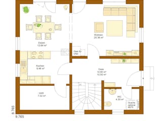 Fertighaus CLOU 135 (Satteldach) von RENSCH-HAUS, Innenansicht 4