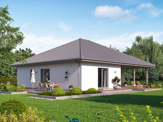 Fertighaus ComfortStyle 16.01 W von massa haus Ausbauhaus ab 172999€, Bungalow Innenansicht 2